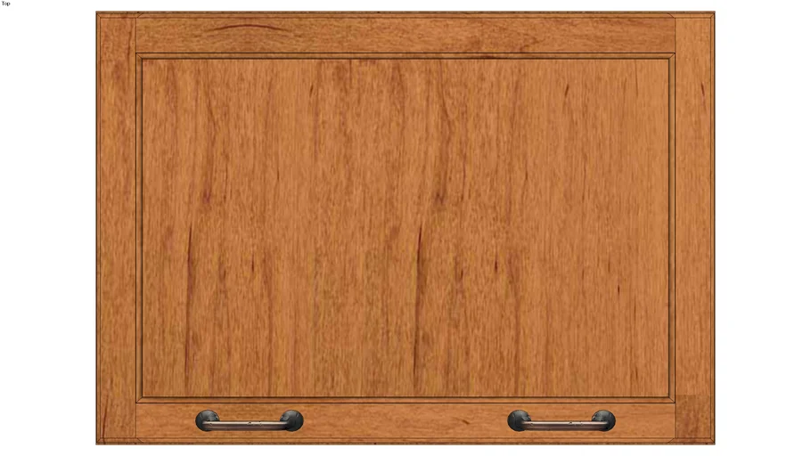 Wall Refrigerator Top Hinge 21Hx24D 3D Warehouse