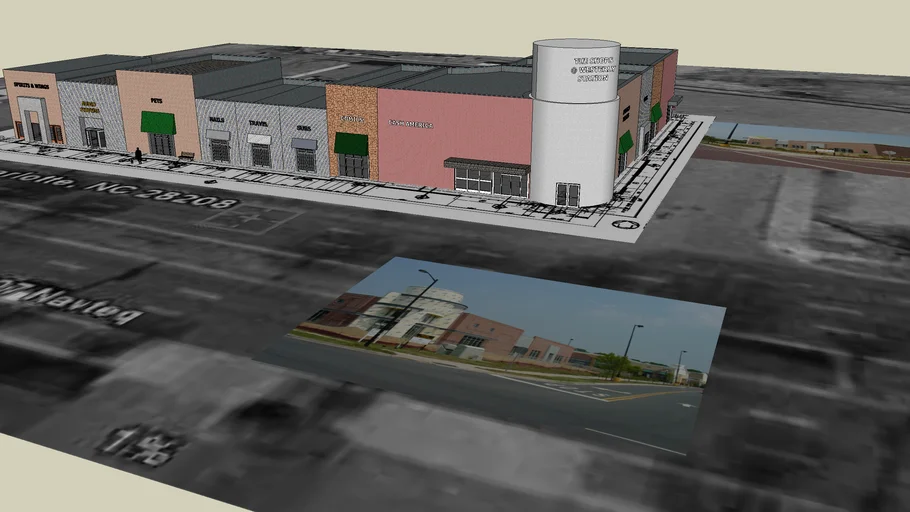 The Shops Westerly Station 3D Warehouse