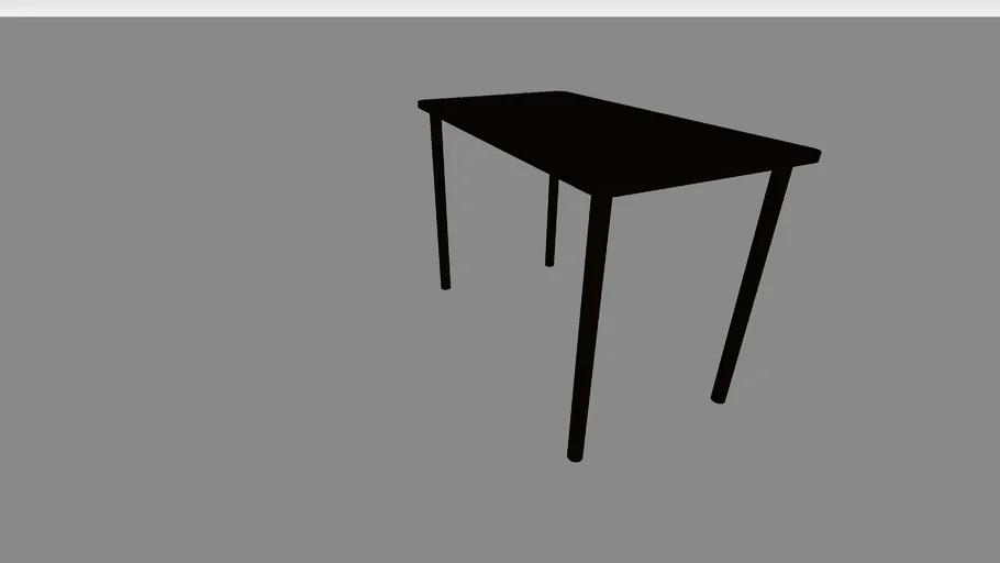 Minimalistic Black Desk by Livien Furniture