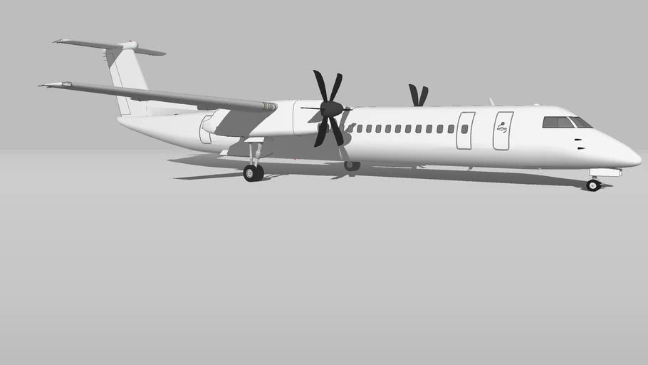 Template Bombardier Dash 8 Q400 Next Gen 2016 3d Warehouse