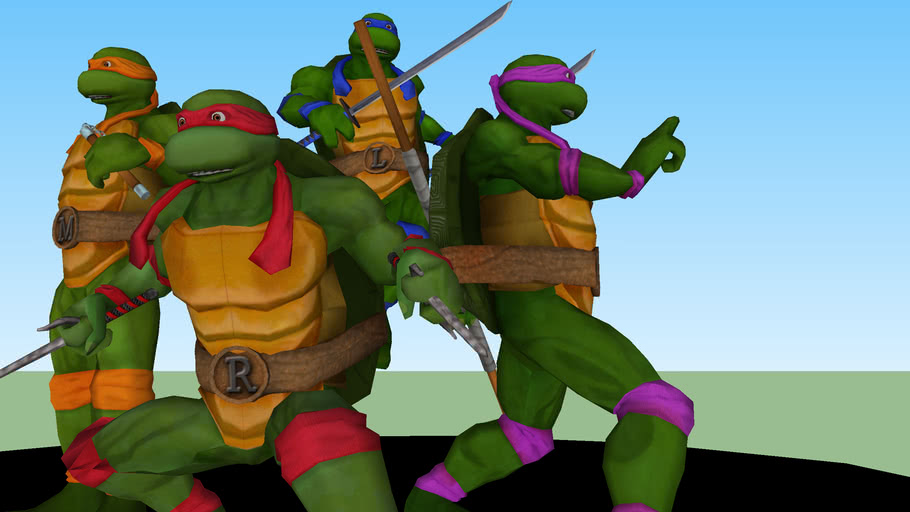 tmnt 3d model