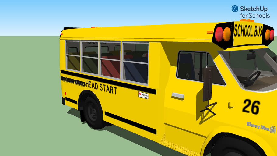Wayne Busette Head Start Bus 3D Warehouse