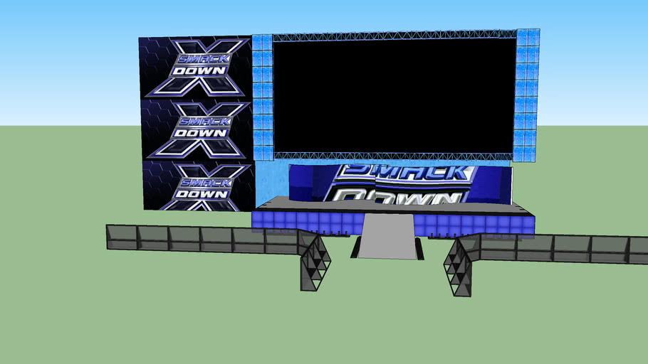 smackdown stage for sony vegas pro 3D Warehouse