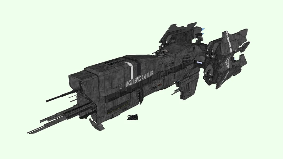 Halo Unsc Destroyer 3D Models To Print – DEOXYP