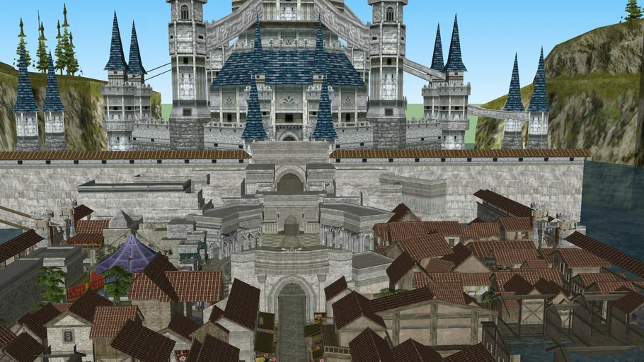 the legend of zelda twilight princess - hyrule castle town | 3D Warehouse
