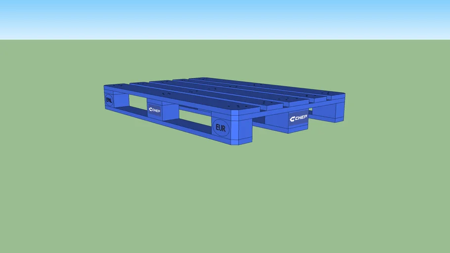 Pallet EPAL CHEP | 3D Warehouse