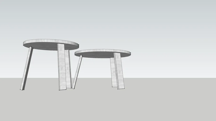 Alle Coffee Table Small and Medium by Staffan Holm