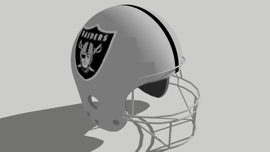 Oakland Raiders Football helmet - 3D Warehouse