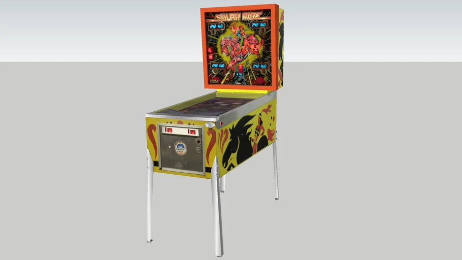 Solar Ride pinball game 3D Warehouse