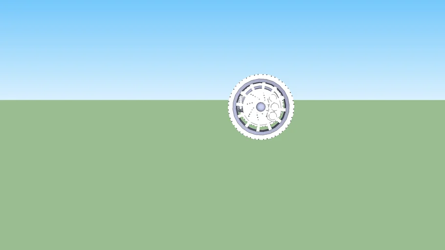 Car rear wheelaxle 3D Warehouse