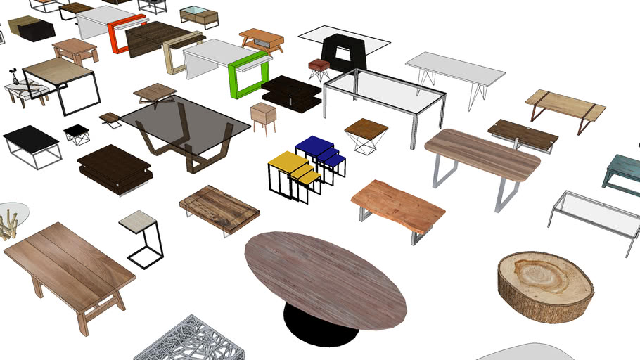 รวมโต๊ะกลาง | 3D Warehouse