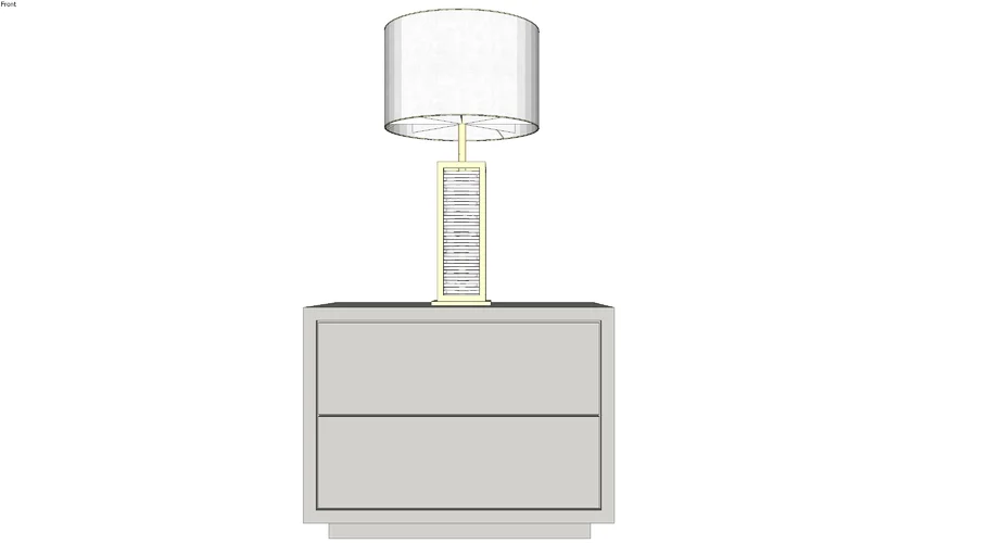 Mesa cabeceira VMCD 7066 Ellipse - - 3D Warehouse