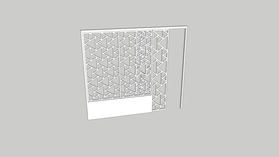 partition wall 3D Warehouse