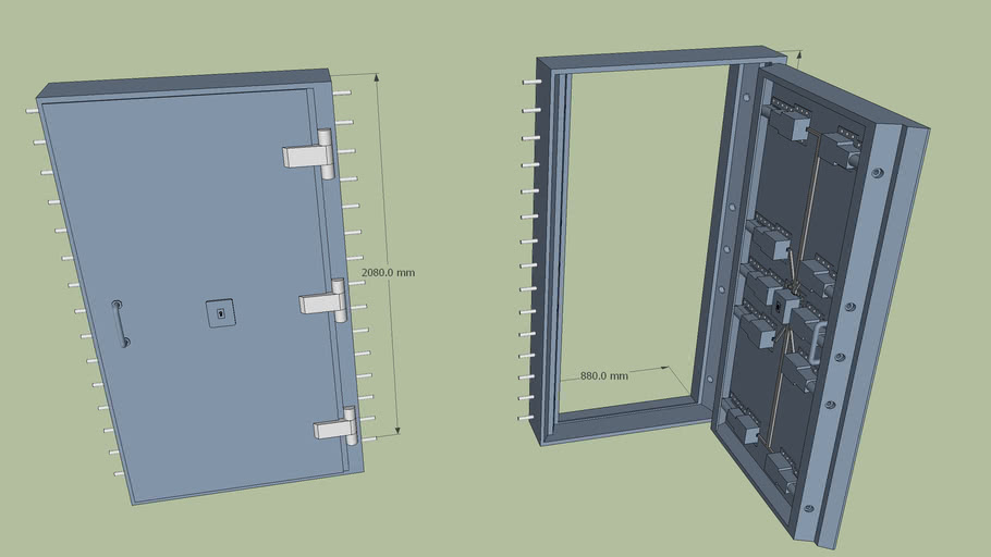 Armored door 3D Warehouse