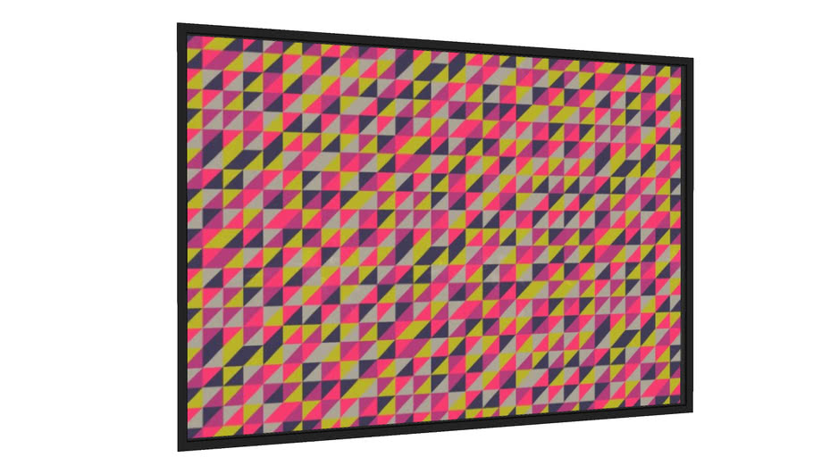 Quadro Plastic Triangle - Galeria9, por Blanchâtre