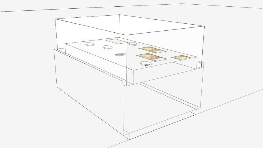 Display case / Vitrina Expositora 3D Warehouse