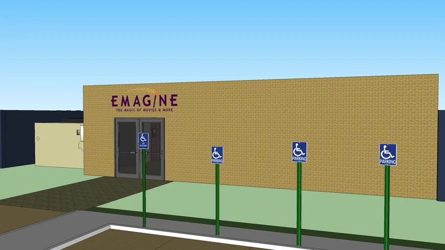 Emagine Woodhaven Theatre FullyFurnished 3D Warehouse