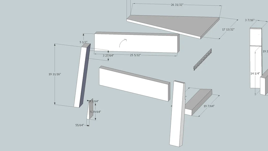 Scroll Saw Stand Plan | 3D Warehouse