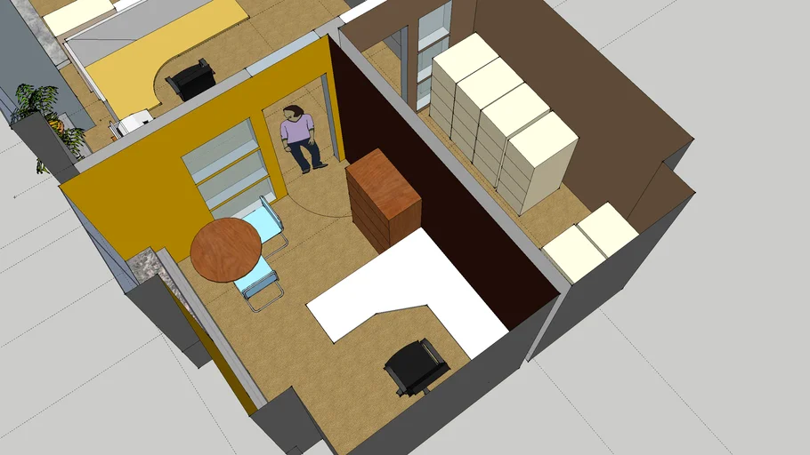SOM Registrar Office Model Set 4 3D Warehouse