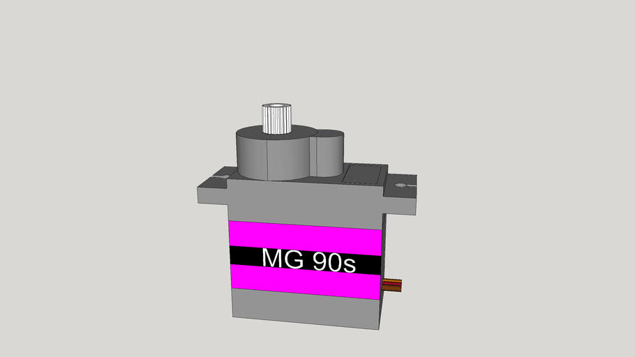 MG90SServo 3D Warehouse