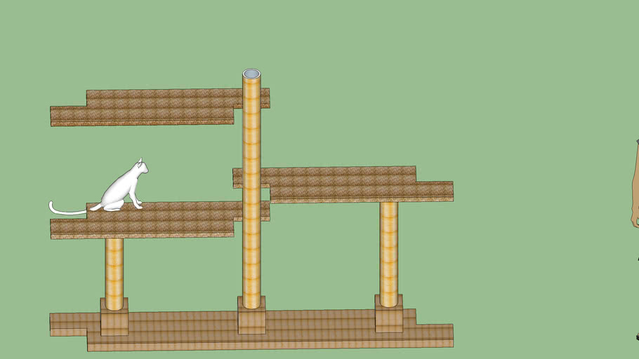 cat tower 3D Warehouse