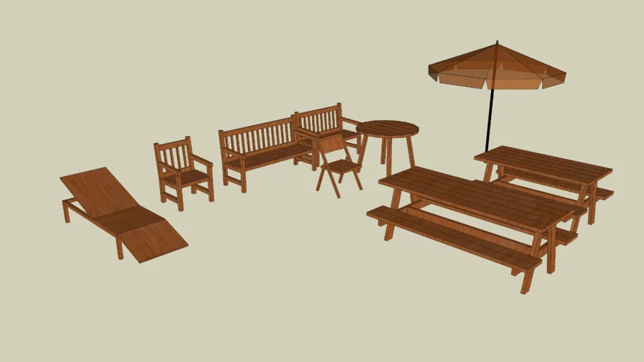 Patio Furniture | 3D Warehouse