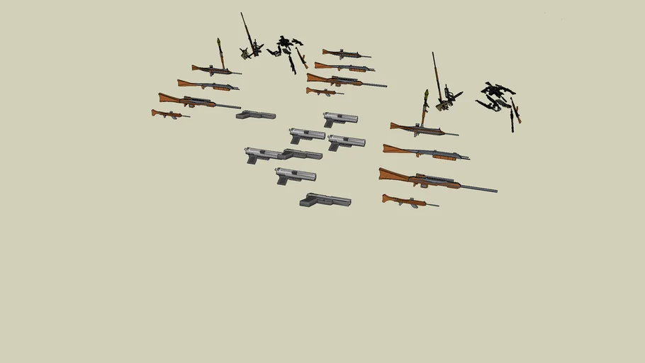 a gianttttttttt  arsenal of guns