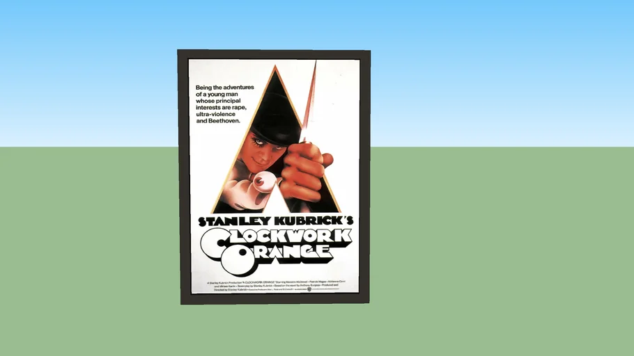 Quadro ClockWork Orange | 3D Warehouse