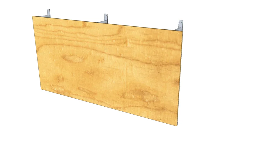 Backboard Design with 4x8 Plywood | 3D Warehouse