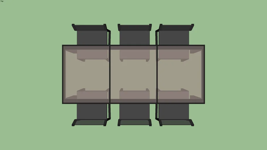 6 Seater Dining Table 3D Warehouse