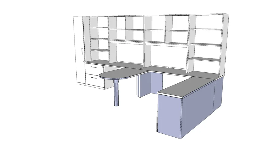 Haworth Master Series 41 | 3D Warehouse