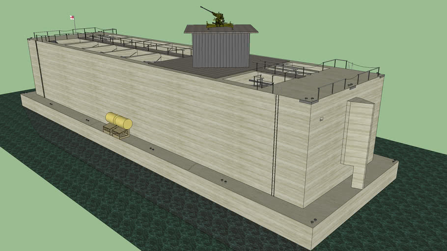 Caisson Phoenix Port Mulberry Arromanche | 3D Warehouse