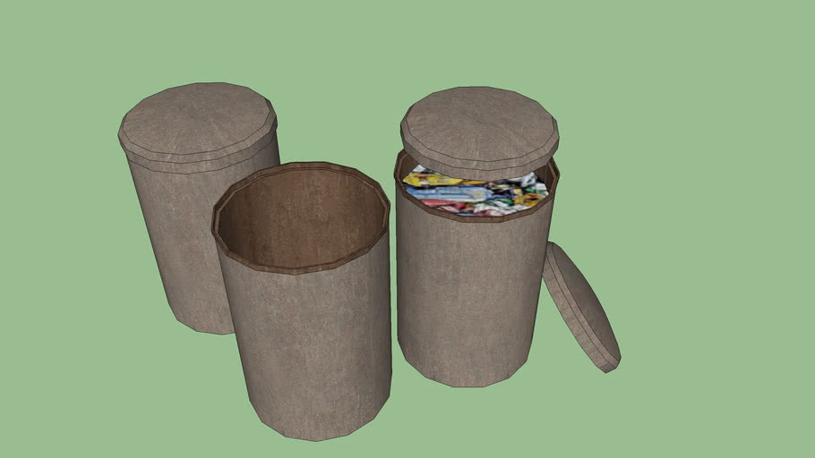 trash can 3D Warehouse