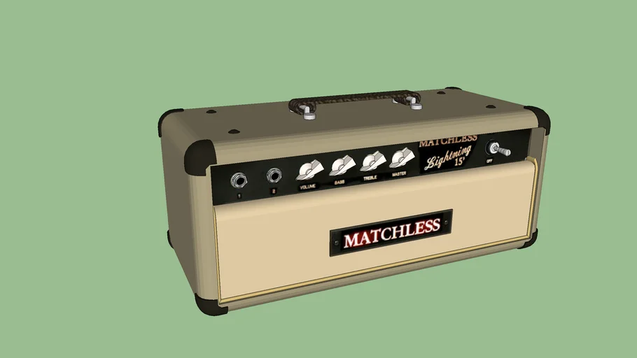 Matchless Lightning 15 amp head | 3D Warehouse