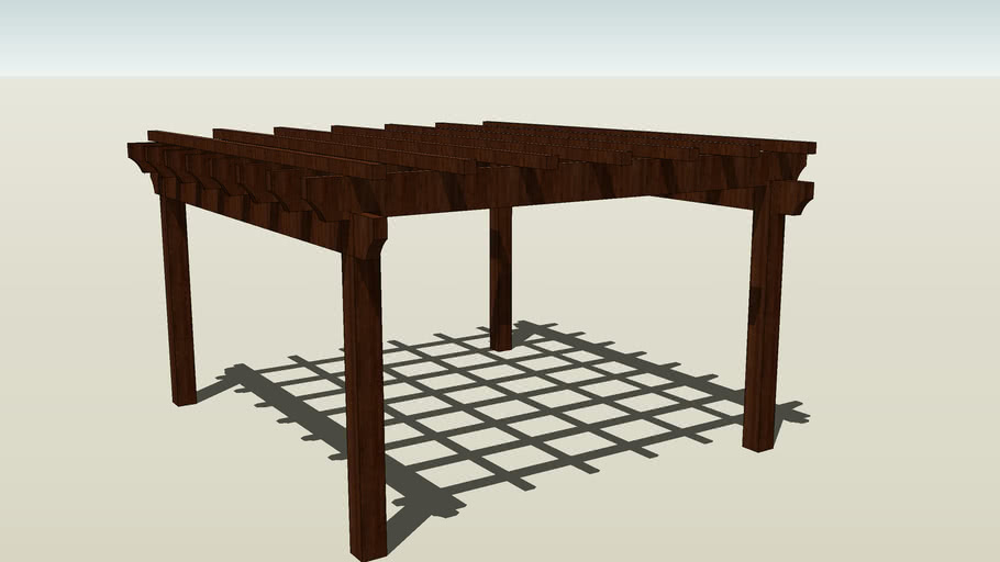 beam pergola | 3D Warehouse