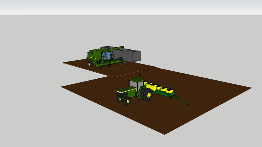 A small sceen showint my tractor and planter!