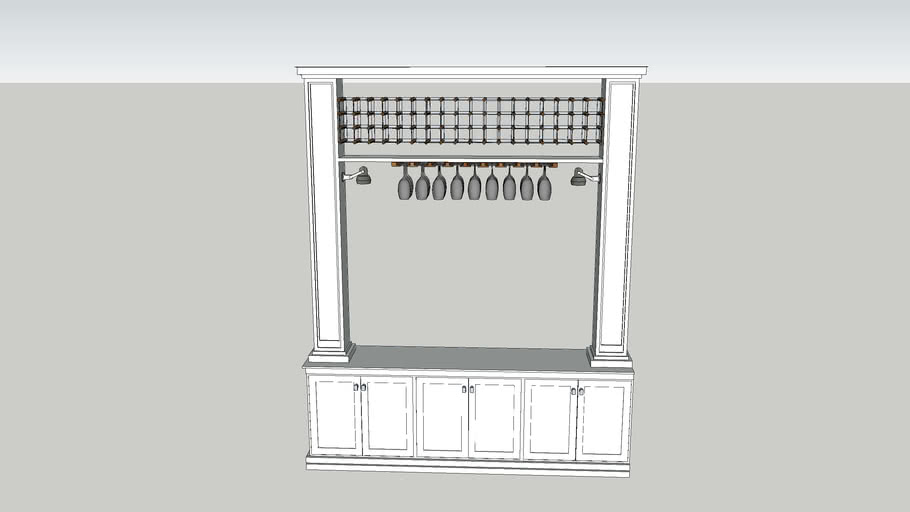 Wine Rack Divider 3D Warehouse