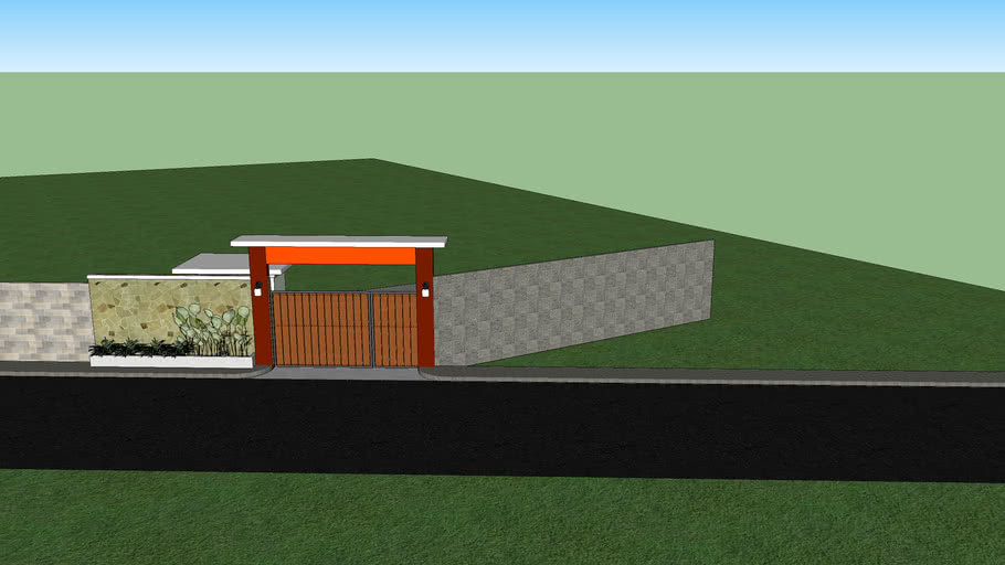 PAGAR KAYU 3D Warehouse