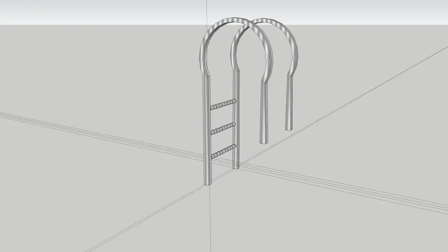 Metal Poll ladder | 3D Warehouse