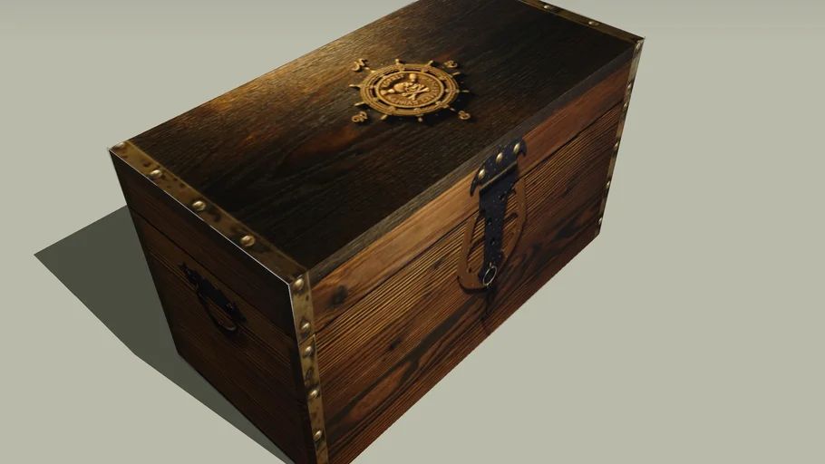 Chest with compass | 3D Warehouse