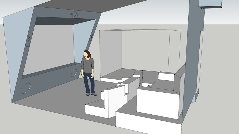 Home theater speaker box design 3D Warehouse