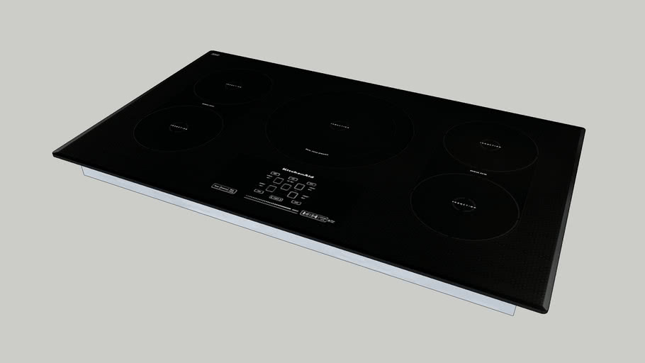 KITCHENAID cooktop KICU569XBL 3D Warehouse