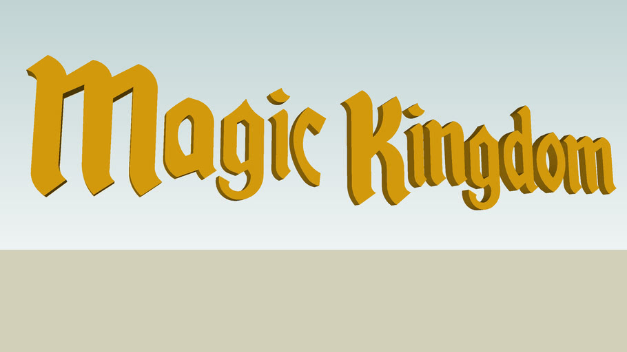 Magic kingdom Logo 3D Warehouse