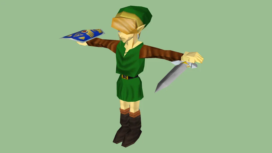 OCARINA OF TIME - ALTTP LINK MOD | 3D Warehouse