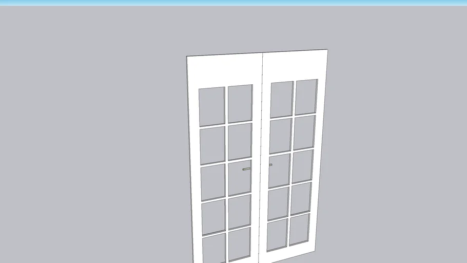 Basic French Doors | 3D Warehouse