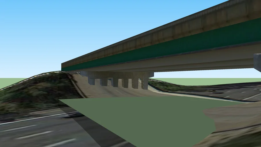 Interstate 95 Northbound Connector Overpass. 3D Warehouse
