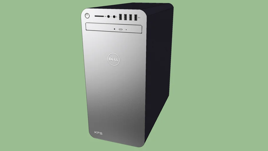 Dell Computer XPS 8920 Desktop Case | 3D Warehouse