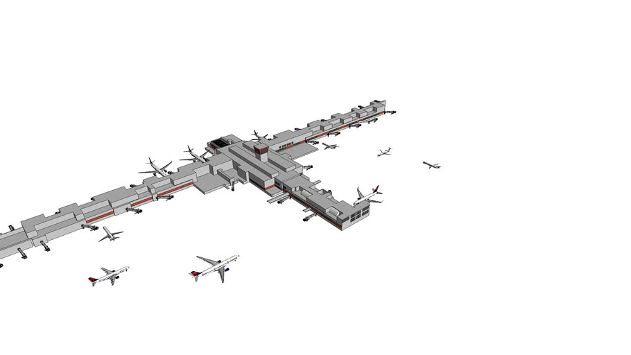 HartsfieldJackson Atlanta International Airport Terminal E 3D Warehouse