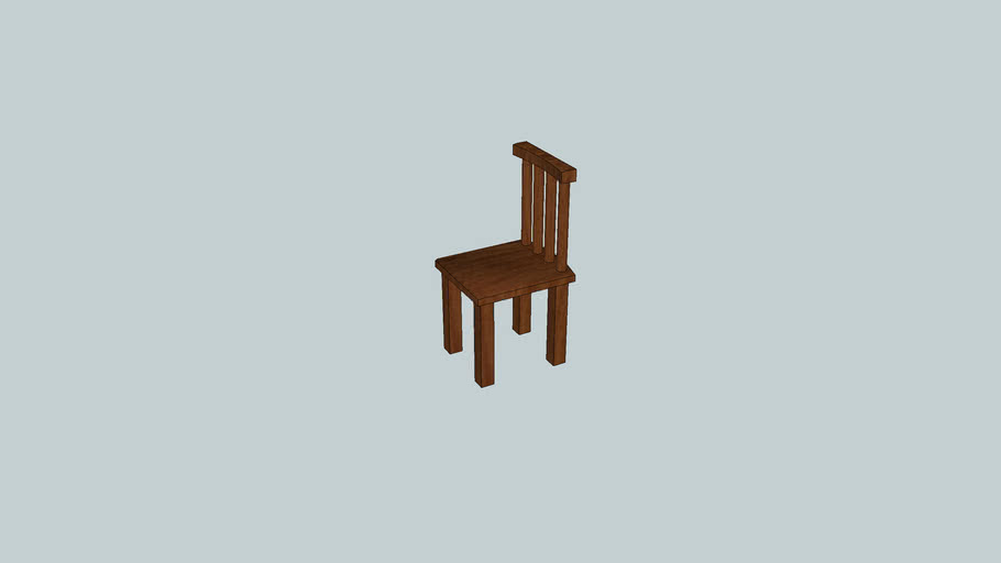 wooden chair | 3D Warehouse