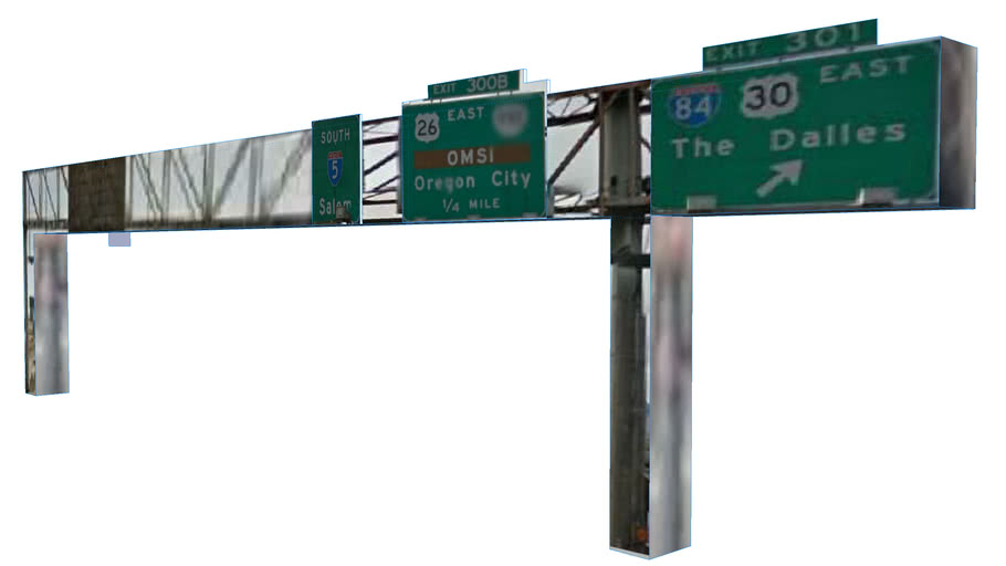 Freeway Sign in Portland, OR, USA | 3D Warehouse